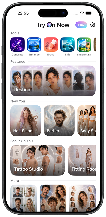 TryOnNow on iPhone